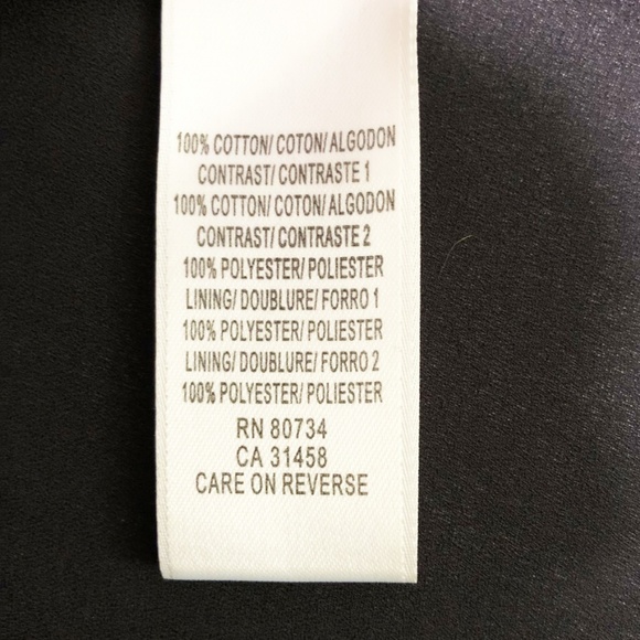 BCBG black and cream A line dress - Picture 7 of 8